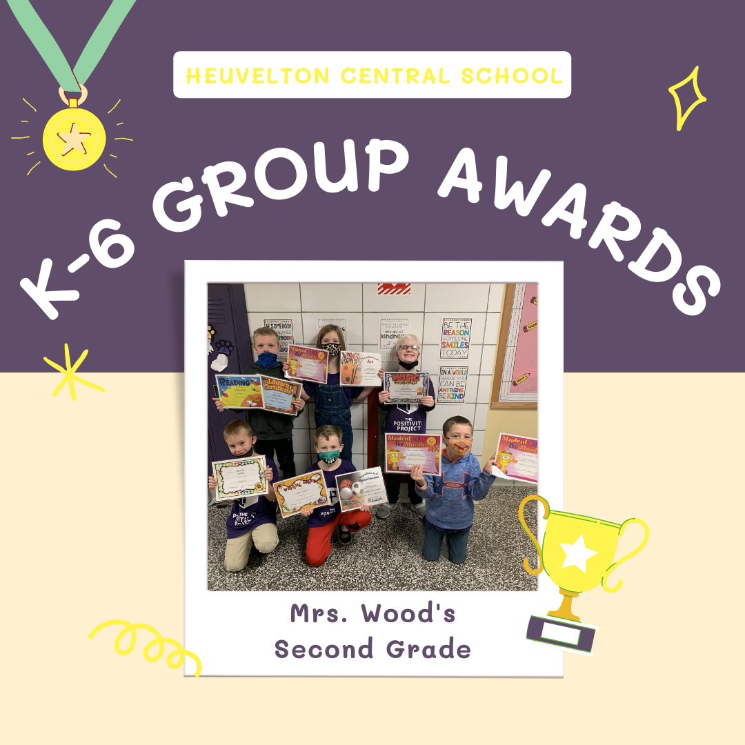 Second grade award winners